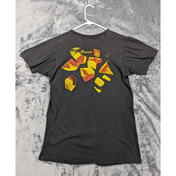 Vintage Other - VTG Genesis Concert Shirt Mens LG '83 '84 Tour Single Stitch Classic Rock Black